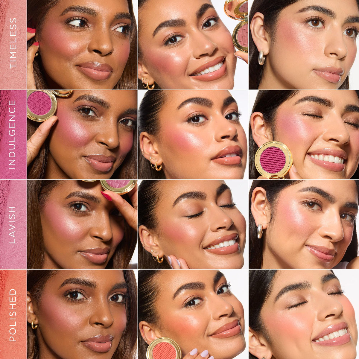 tarte buildable pink and coral blush for a sheer customizable flush.