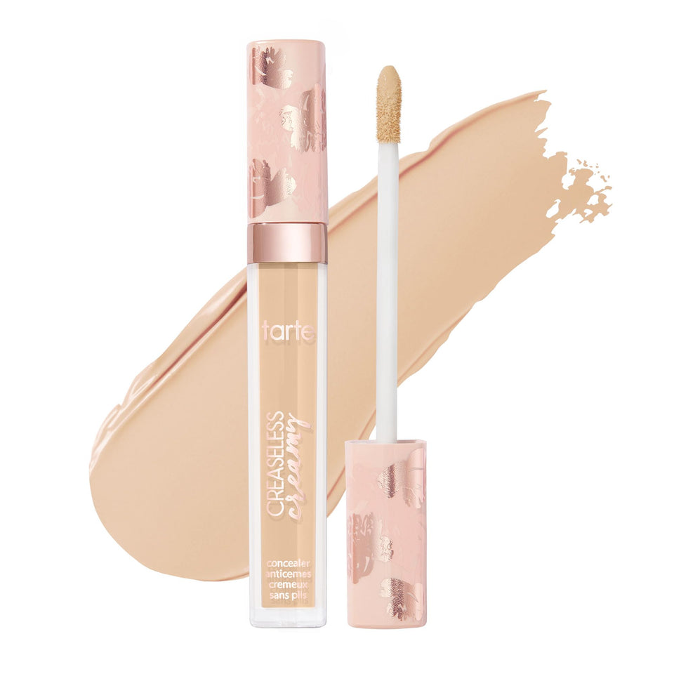 Tarte Creaseless Concealer bottle with pump for long-lasting hydration and full coverage