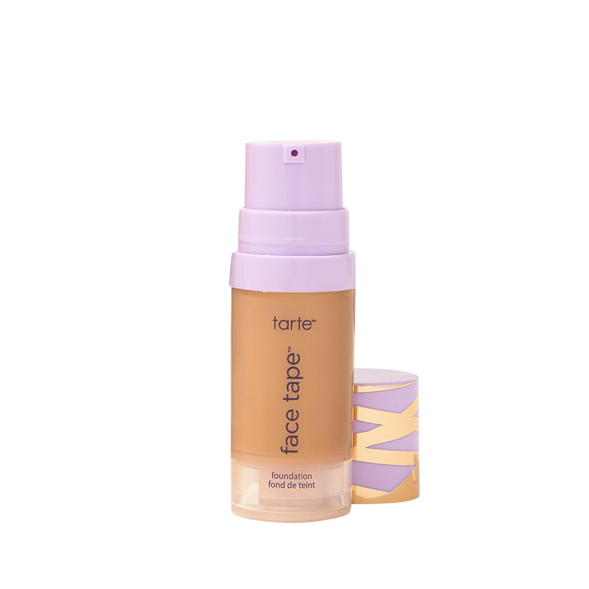 tarte Face Tape Foundation bottle close-up showing natural matte finish and full coverage