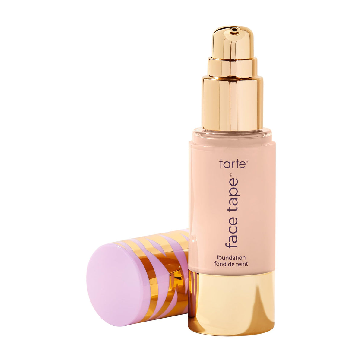 tarte Face Tape Foundation bottle demonstrates long-wear, transfer-proof finish.