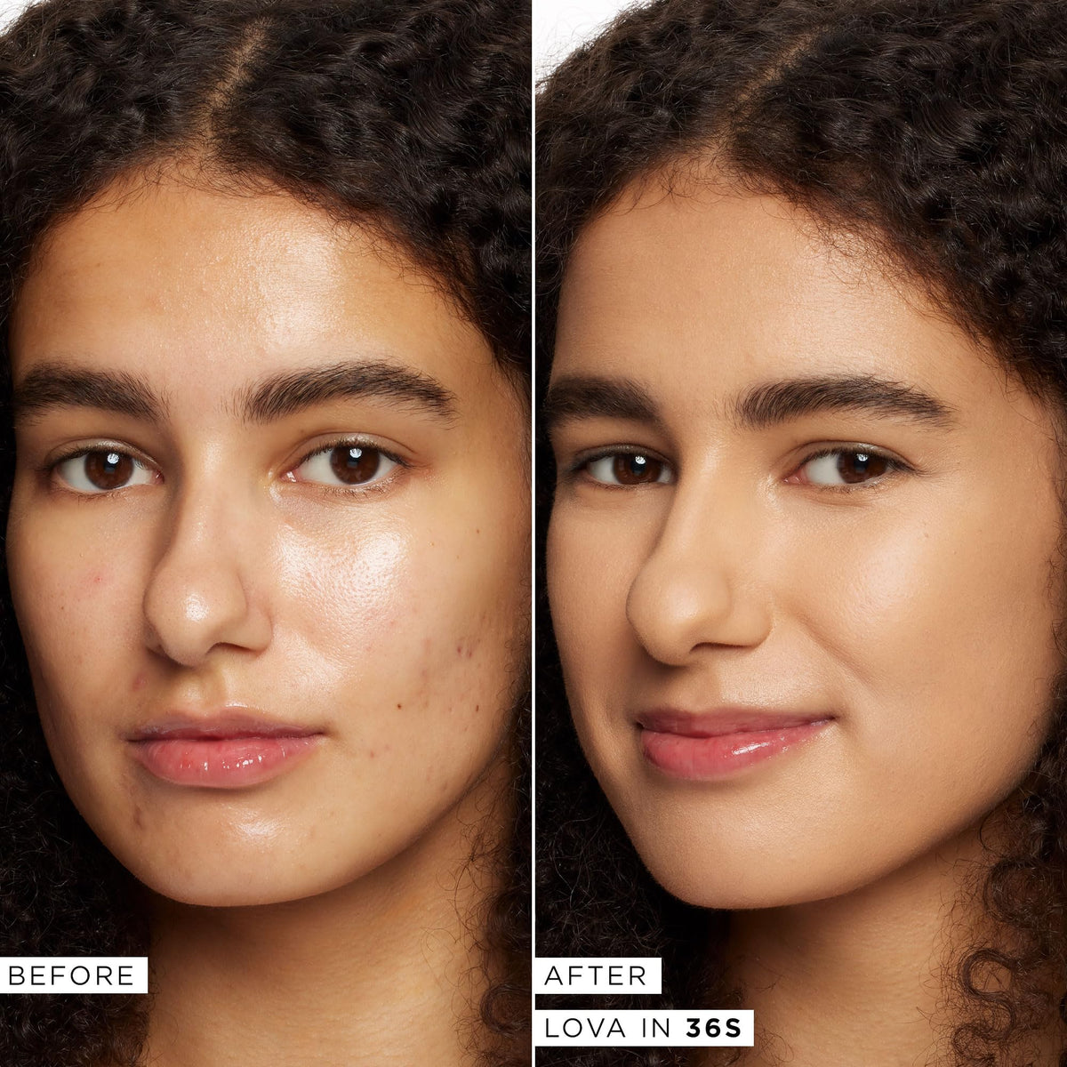 tarte Face Tape Foundation applied with a brush for seamless blend