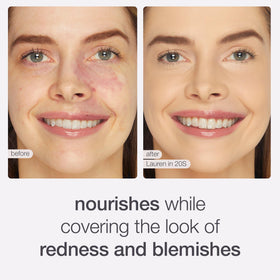 tarte Face Tape Foundation natural matte finish on model's skin