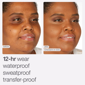 tarte Face Tape Foundation texture smoothed on skin for a flawless look