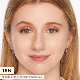 tarte Face Tape pressed powder with hyaluronic acid hydrates while setting makeup.