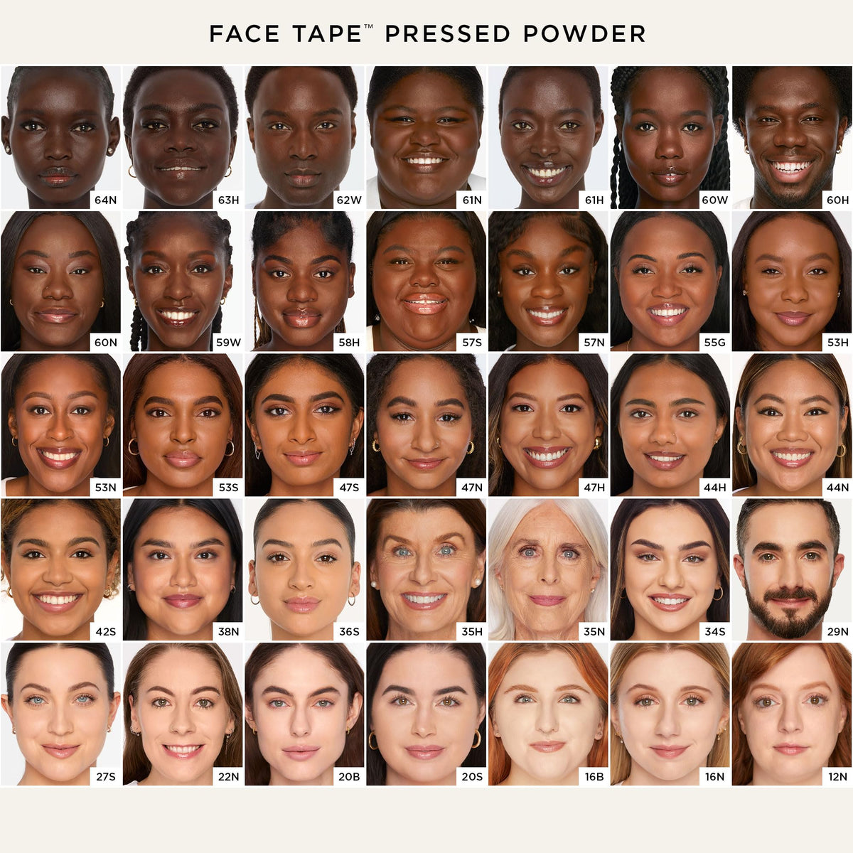 tarte face tape pressed powder matte finish smooths texture for believable, no-shine complexion