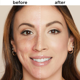 tarte foundation whipped mousse texture close-up demonstrates light, blendable formula.