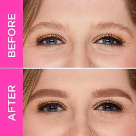 tarte frameworker brow pomade brush tip demonstrates easy edge definition