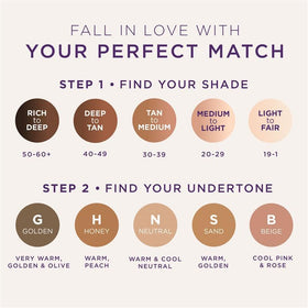 tarte full-size packaging label clearly displays shade and product information.