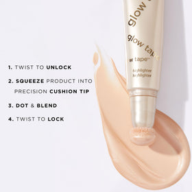 tarte Glow Tape Highlighter mango and shea butter moisturize skin.
