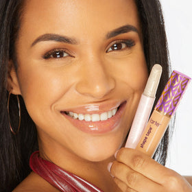 tarte icons shape tape concealer before-after demonstrates dramatic improvement