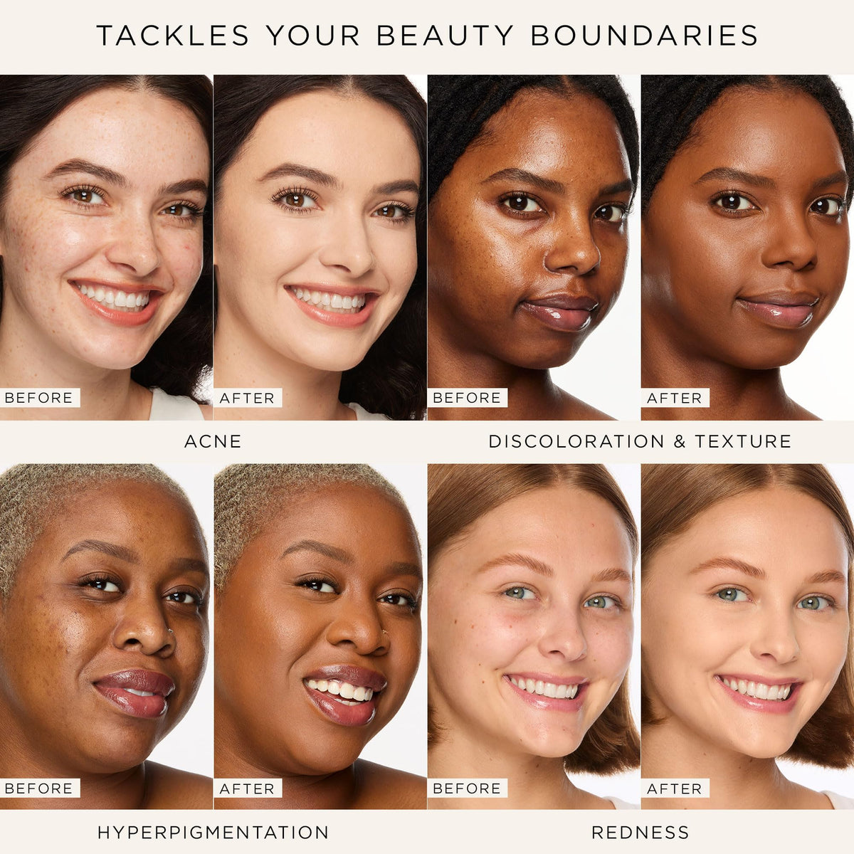 tarte icons shape tape concealer swatch showing brightened under-eye and even tone