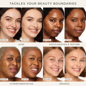 tarte icons shape tape concealer swatch showing brightened under-eye and even tone
