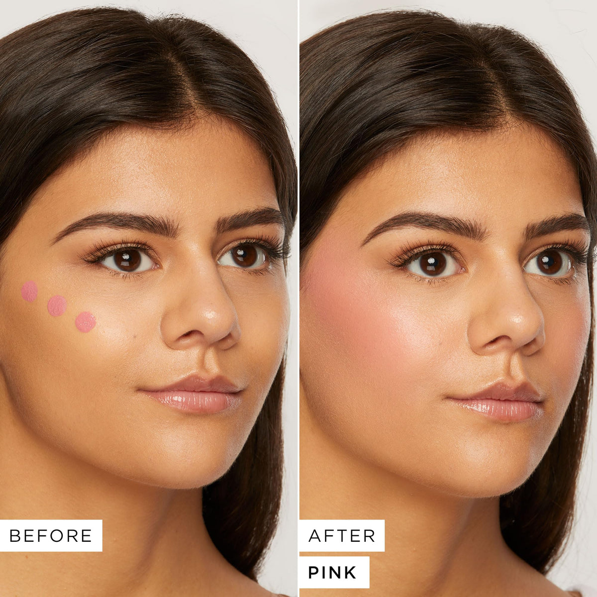tarte maneater liquid blush dispense shot shows precise drop for buildable color.