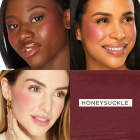 tarte maracuja juicy blush cheek swirl shows buildable, juicy color.