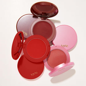tarte maracuja juicy blush hyaluronic acid helps hydrate cheeks.