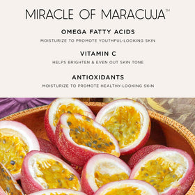 tarte maracuja juicy blush outer box details ingredients and status.