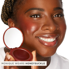 tarte maracuja juicy blush vegan cruelty-free badge signals ethical beauty.