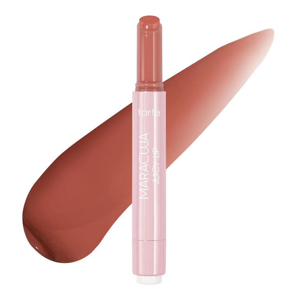 tarte maracuja juicy lip balm gloss click-up packaging for clean application