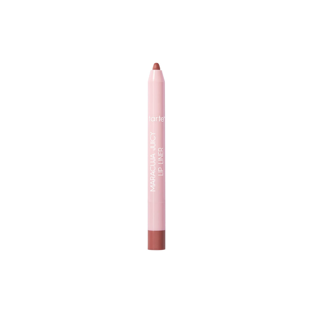 tarte maracuja juicy lip liner rosy brown packaging, travel-friendly for on-the-go touch-ups