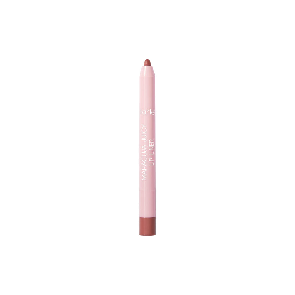 tarte maracuja juicy lip liner rosy brown packaging, travel-friendly for on-the-go touch-ups