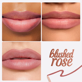 tarte maracuja juicy lip plump liner swatch demonstrates creamy glide