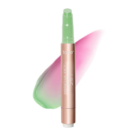 tarte maracuja juicy lip shift bottle showcases glossy, hydrating color for a daily glow.