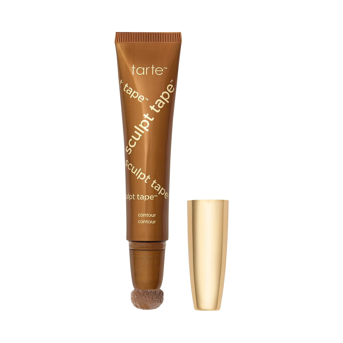 tarte Sculpt Tape Contour cushion tip enables precise contouring for a seamless finish.