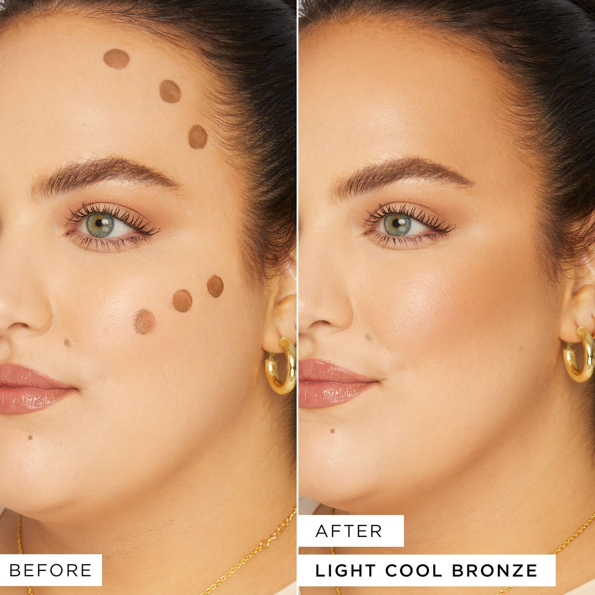 tarte Sculpt Tape Contour precision-application highlights effortless sculpting along cheek hollows.