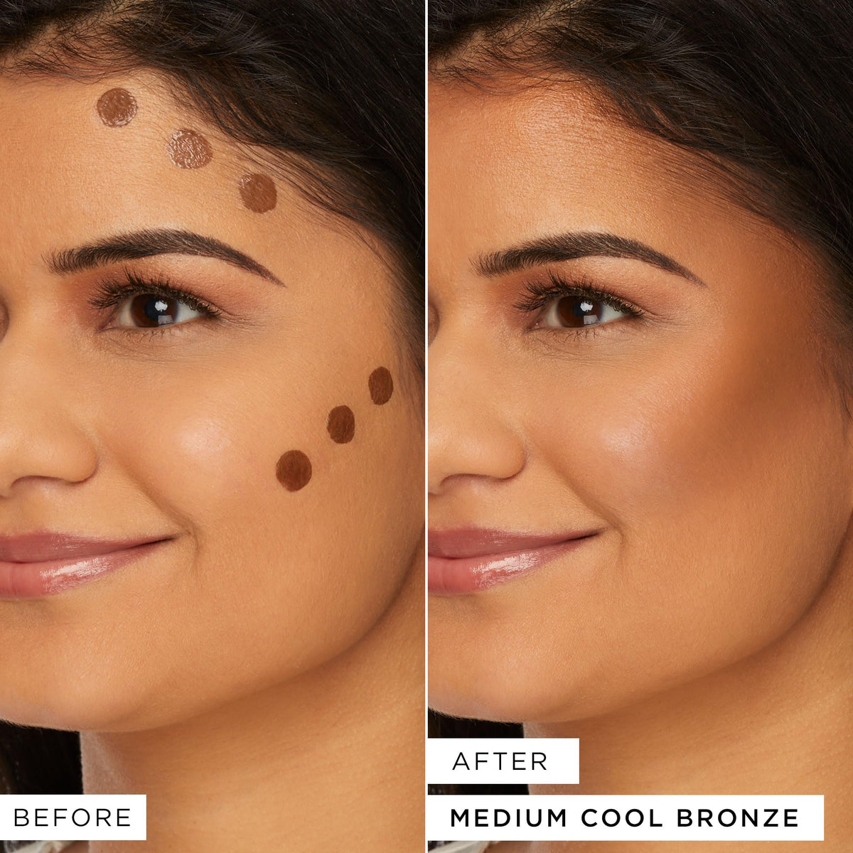 tarte sculpt tape cream-bronzer dispense shot shows smooth, easy glide-on for contouring.