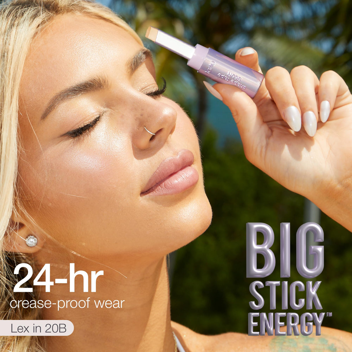 tarte Shape Tape Blur Concealer Stick full-coverage look with skin-loving ingredients.