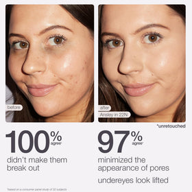 Tarte Shape Tape Blur Concealer Stick applies smoothly under eyes for an even canvas.
