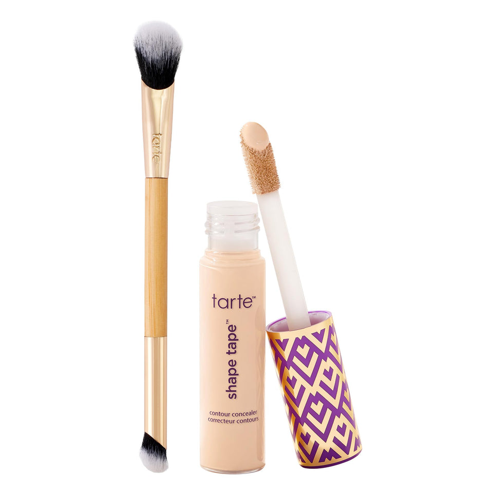 tarte Shape Tape concealer angled end reaches corners for precise under-eye coverage
