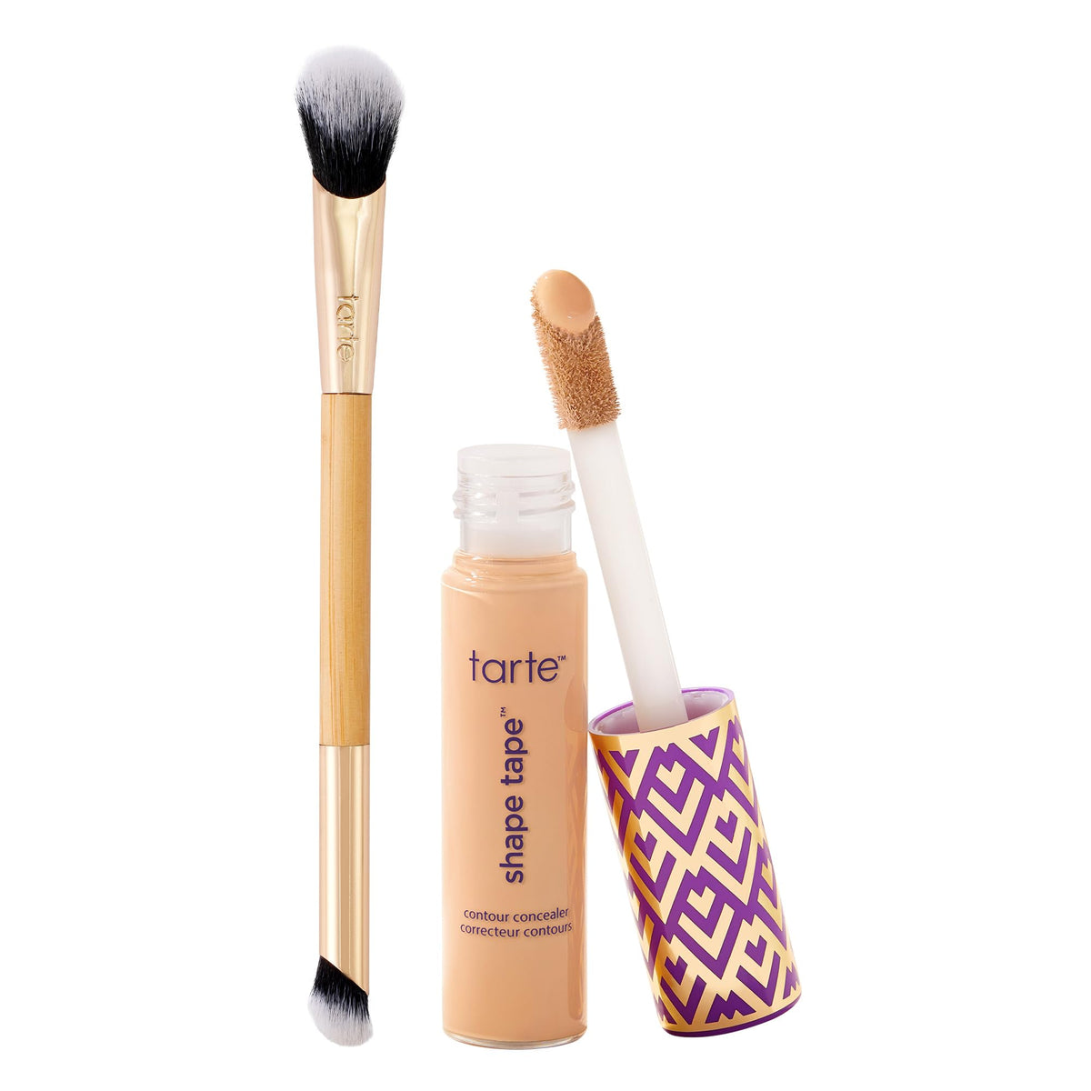 tarte Shape Tape Concealer angled precision end for hard-to-reach areas and flawless coverage.