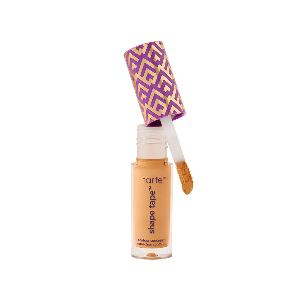 tarte Shape Tape Concealer bottle shows full-coverage formula for a smooth complexion.