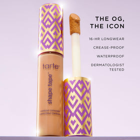 tarte Shape Tape Concealer cover redness and blemishes for a unified complexion.