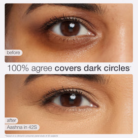 tarte Shape Tape Concealer crease-proof texture helps prevent caking and folds.