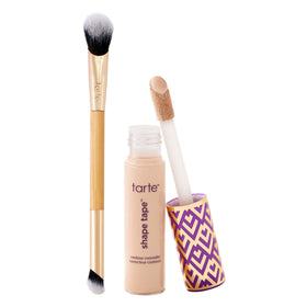 tarte shape tape concealer full-coverage close-up showing creamy, natural matte finish
