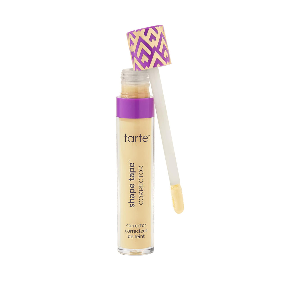 tarte Shape Tape Corrector packaging in bright yellow tube for quick identification