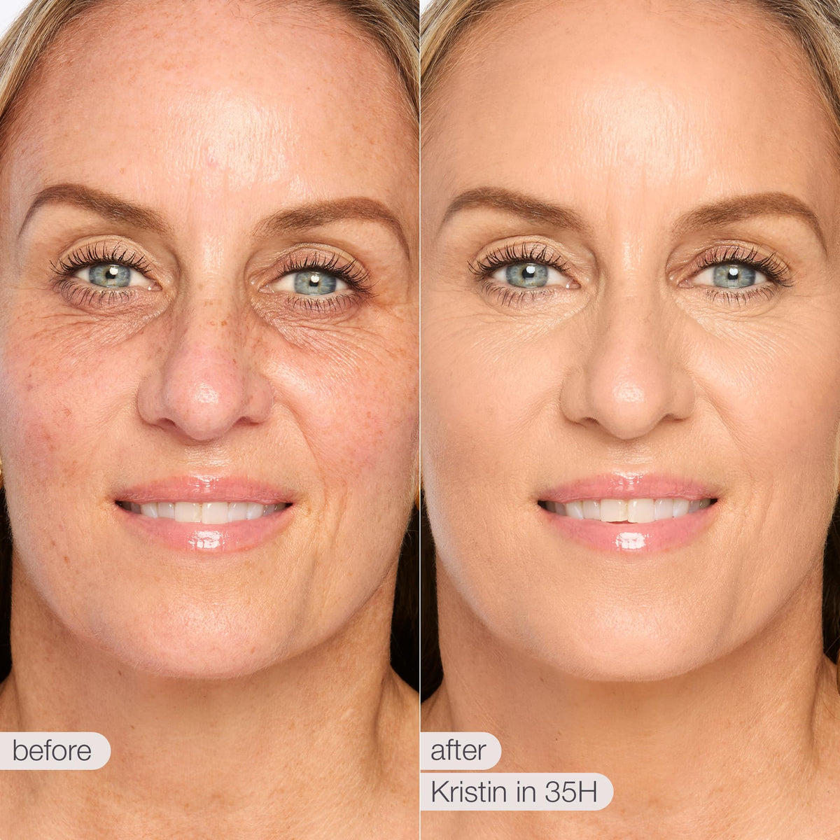 Tarte Shape Tape concealer applicator swirl showing smooth blending for natural finish