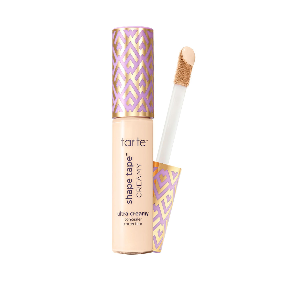 Tarte Shape Tape Creamy Concealer packaging with built-in eye cream for smooth application