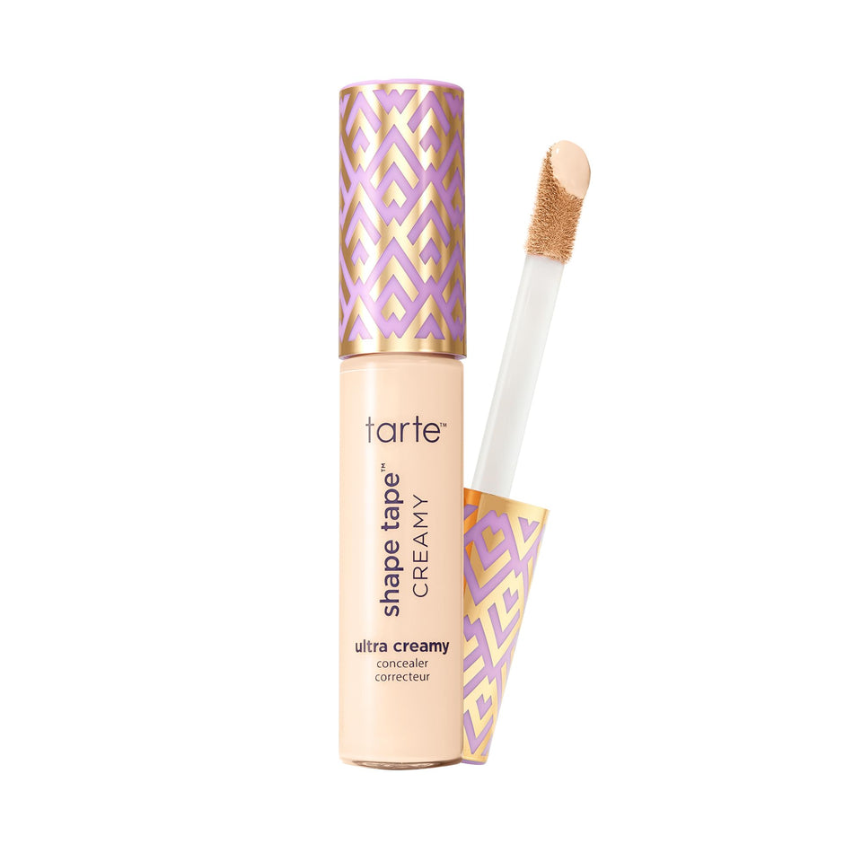 Tarte Shape Tape Creamy Concealer packaging with built-in eye cream for smooth application