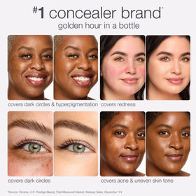 tarte Shape Tape Radiant Concealer demonstrates 24-hour hydration for lasting comfort.