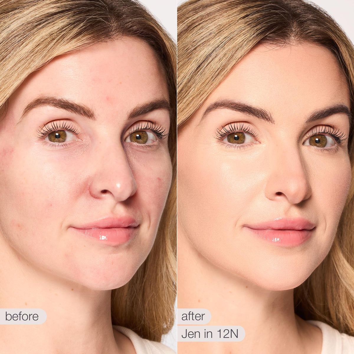 tarte Shape Tape Radiant Concealer application—smooth, crease-free blending.