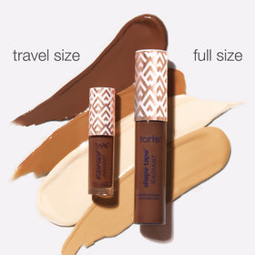 tarte shape tape concealer remains intact when exposed to moisture.