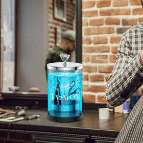 TASALON Barber Jar Pack large capacity suitable for extended disinfection sessions.