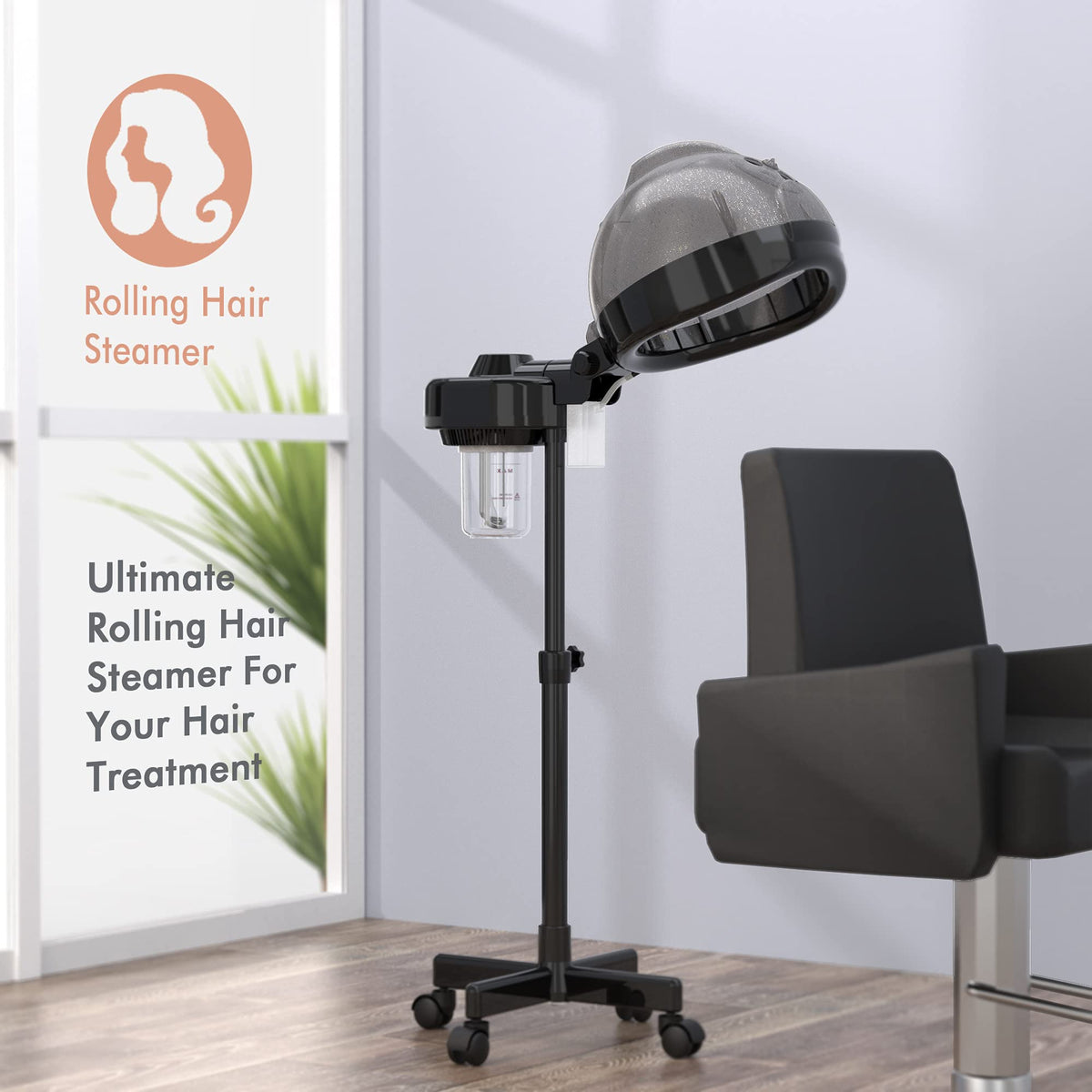 TASALON micro-mist steam supports at-home spa-quality conditioning sessions.