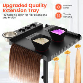 Tasalon durable metal tray designed for daily salon use and busy sessions.