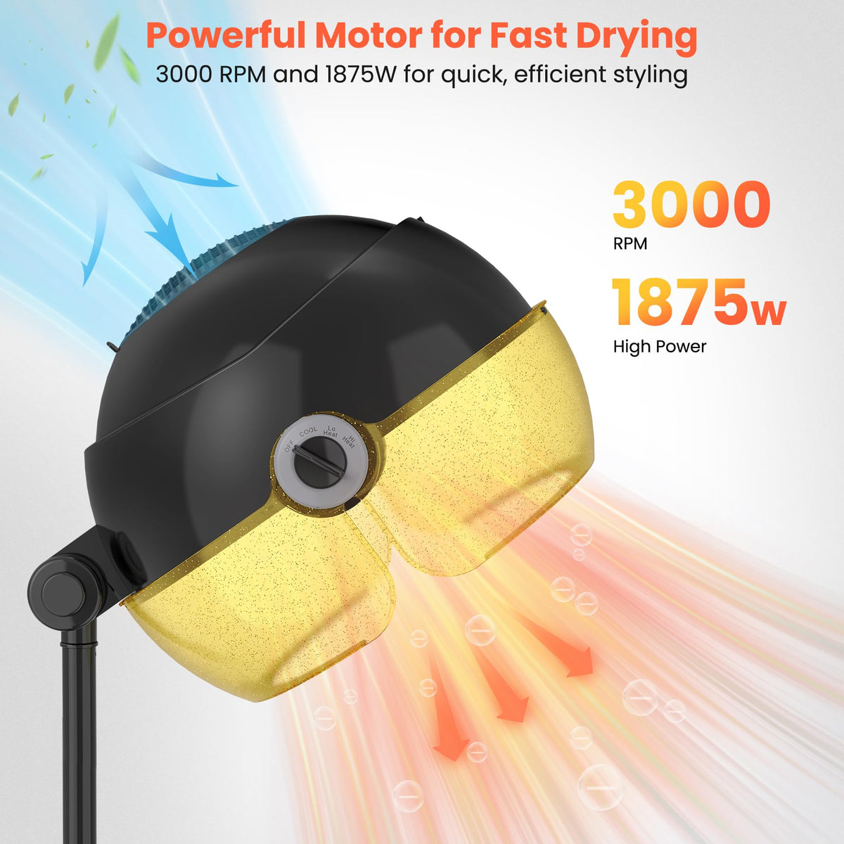 TASALON Gold offers 3 heat settings for customized styling