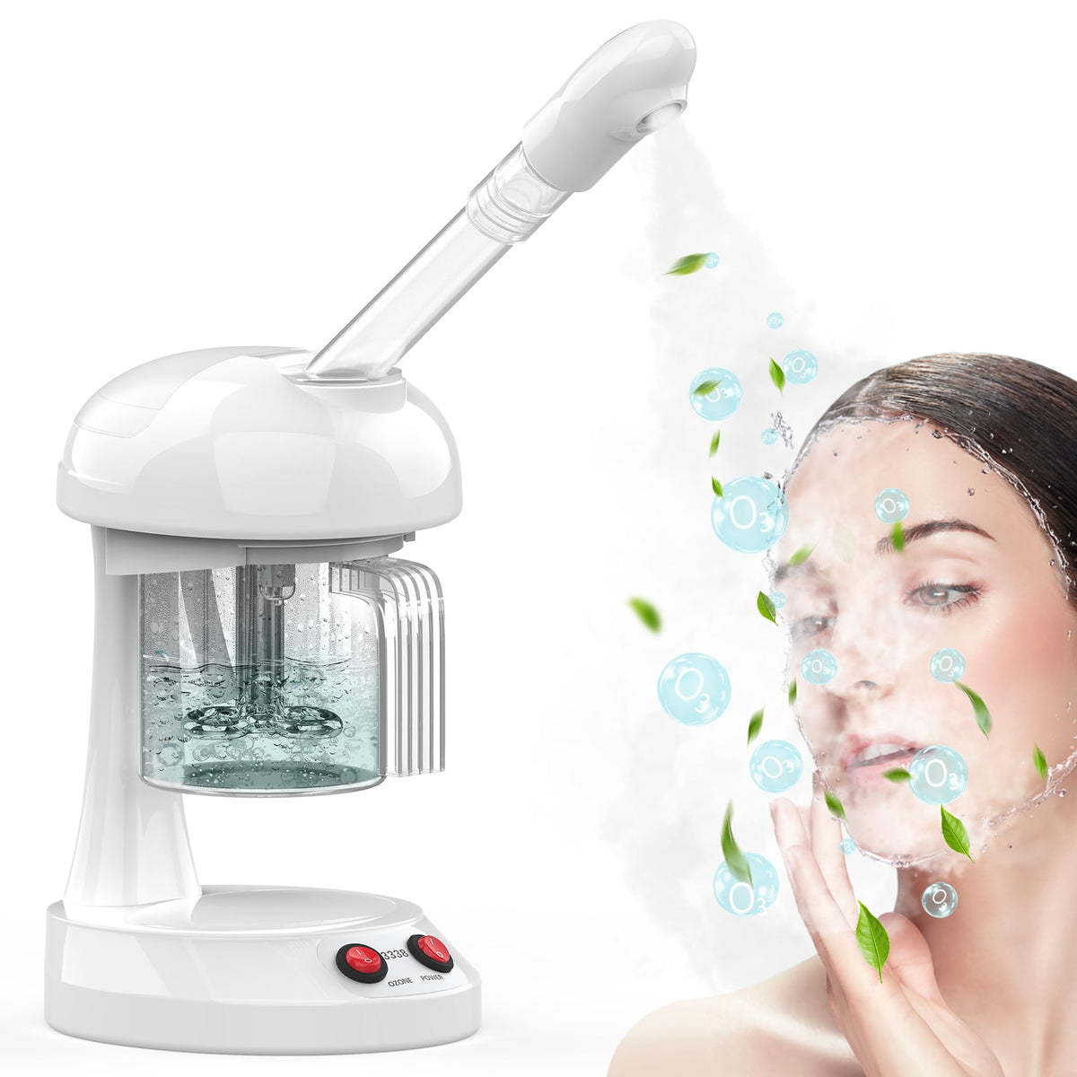 TASALON Home spa use case shows relaxing facial sessions.