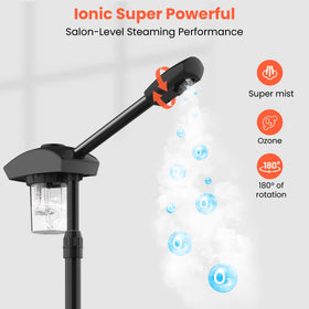 TASALON Ionic Facial Steamer UV function adds extra disinfection while you steam